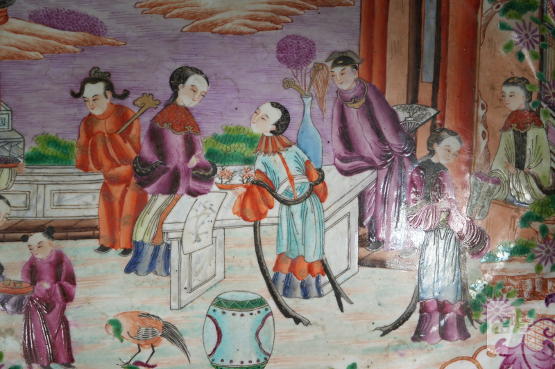 民国 广彩人物盘 - 图4